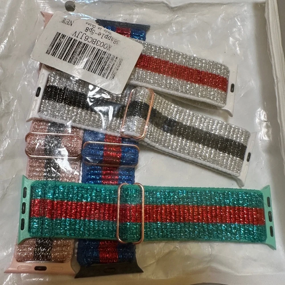 Colorful Glitter Apple Watch Bands